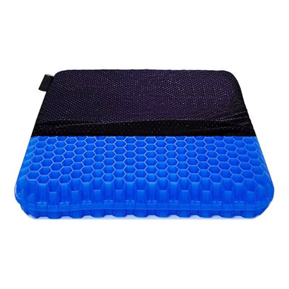 Long Sitting Grid Gel Seat Cushion with Nonslip Cover Washable TPE; Essential Lumbar Pillows & Seat Cushions