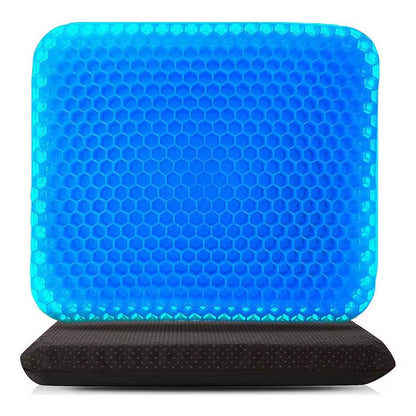 Long Sitting Grid Gel Seat Cushion with Nonslip Cover Washable TPE; Essential Lumbar Pillows & Seat Cushions