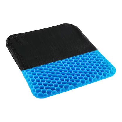 Long Sitting Grid Gel Seat Cushion with Nonslip Cover Washable TPE; Essential Lumbar Pillows & Seat Cushions